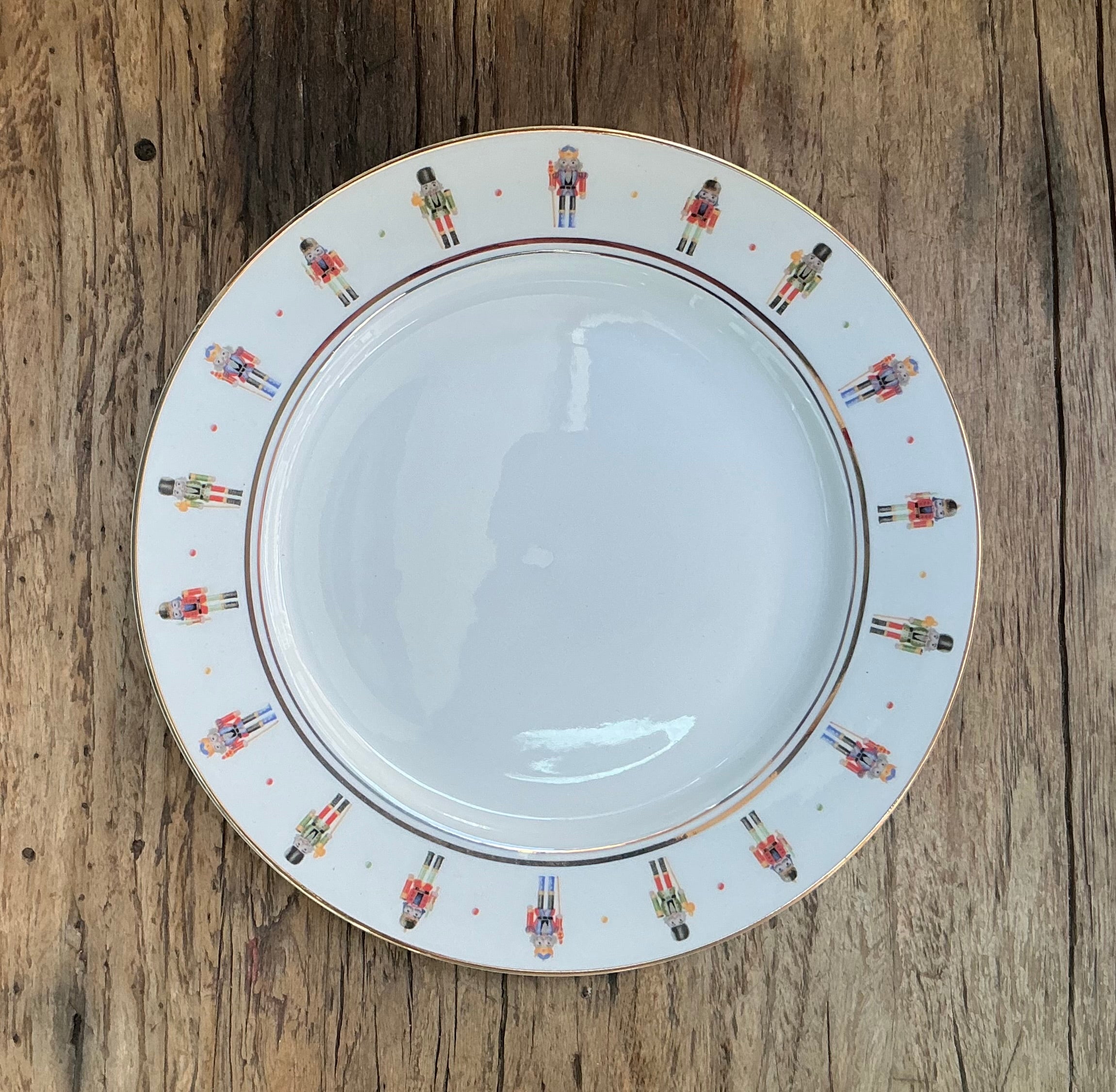 Sideplate 20.5cm with Nutcracker design - multi color